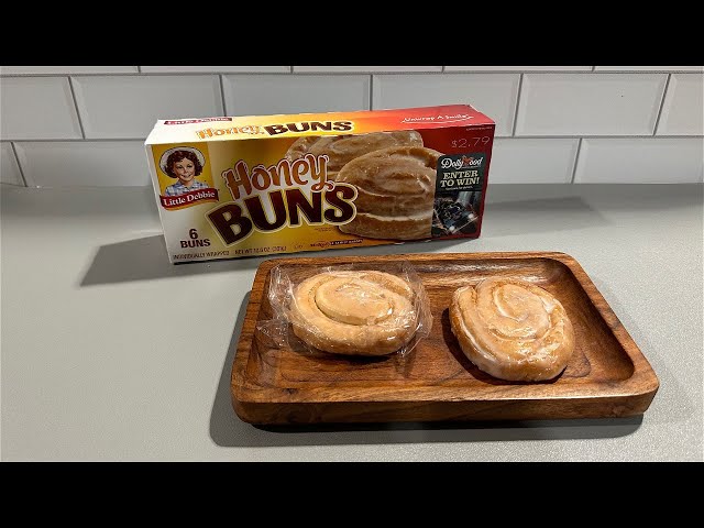 Vídeo relacionado con Little Debbie Honey Buns, 6 Individually Wrapped Pastries, 10.6 oz Box, Pack of 0ne (1)