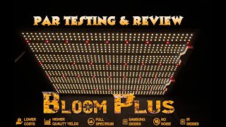 Bloom Plus BP3000 LED Grow Light PAR Testing & Review