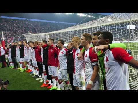 Slavia - Plzeň 1:0 - 19. kolo 1. ligy (5.3.2017)