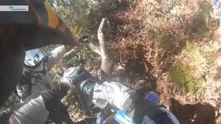 preview picture of video 'Big crash on WR250F'