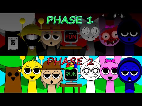 Sprunki Phase Swap 😮🙃🫨 Phase 2 swaps with Phase 1 - incredibox sprunki animation