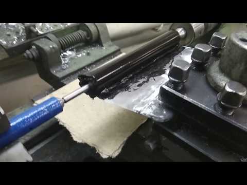 Обрезинивание вала (гуммирование) часть 2