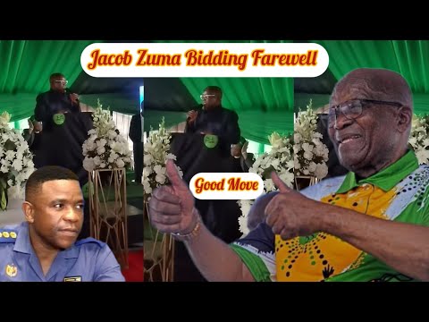 Mr Jacob Zuma bidding Farewell to His Late Combrate 💔| Highlighted Mkhwanazi Allegation and His Move