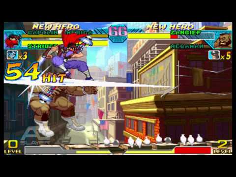 Marvel vs. Capcom Combos: AC-Slayer - Strider Ouroboros Dash