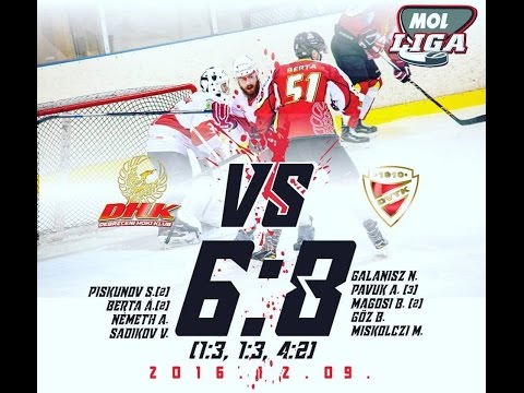 MOL142 Debreceni HK - DVTK Jegesmedvék   6:8 (1:3, 1:3, 4:2) 2016.12.09