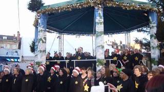 Rock Choir Northamptonshire - Something Inside so Strong - Christmas 2012 Northampton Market Square