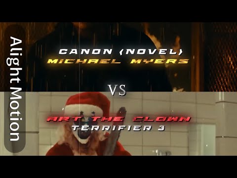 Michael Myers Canon vs Art The Clown Terrifier 3