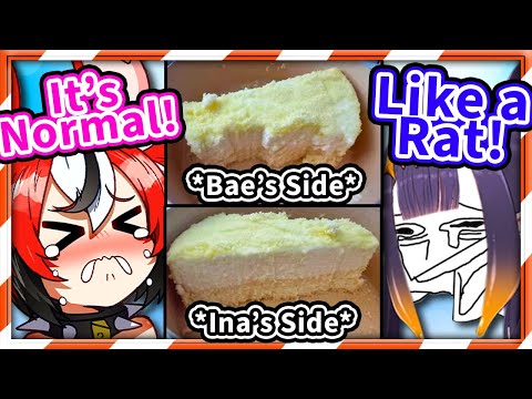Ina Realizes How Bae Actually Eats Like a RAT IRL 【HololiveEN】