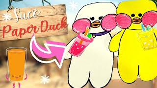FAZENDO SUCO PARA MEU PAPER DUCK ?