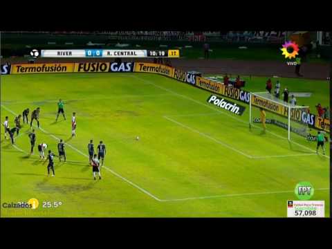 Primer gol de Alario - River 4 - 3 Rosario Central - Copa Argentina 2016 - Final