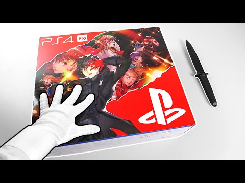 PS4 Pro "PERSONA 5: ROYAL" Console Unboxing [Rare, Japan Only]