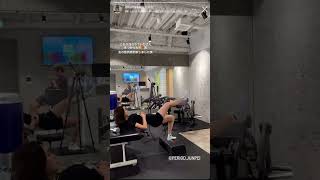 インスタ美女(@onumaaan) ジム トレーニング動画 #shorts