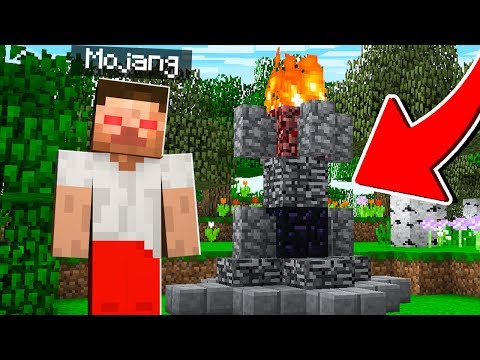 O1G - I summoned MOJANG in Minecraft.. (no joke)