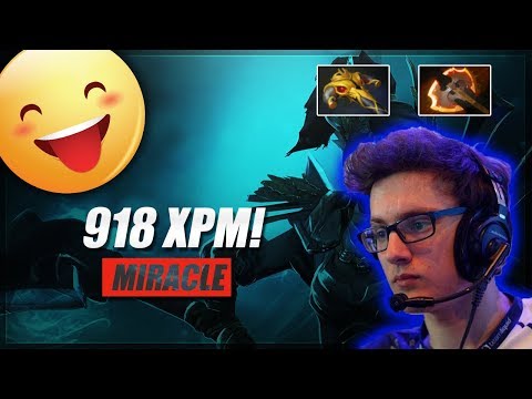 Dota Pro: Miracle Phantom Assassin 918 xpm! | Dota 2 Highlights