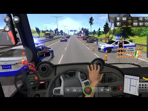 Bus Simulator : Ultimate | Police 🚔 🚨👮♂️ | Mobile Gameplay | Zuuks | Drive with Devil 😈