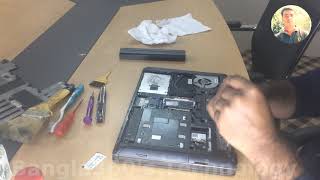 HP Probook 6470B Disassembly and fan Cleaning Laptop Repair  | Bangla360