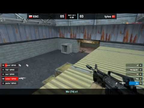 CS 1.6: IEM 6 WC group A ESC vs tyloo Mo wallbang de_nuke