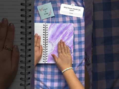 Book scrapbook  purple