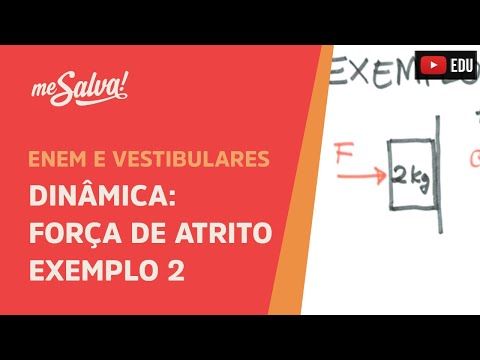 Força de Atrito: Exemplo 2 | ENEM e Vestibulares | Me Salva!