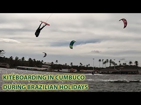 Kiteboarding In Cumbuco During Brazilian Holidays
