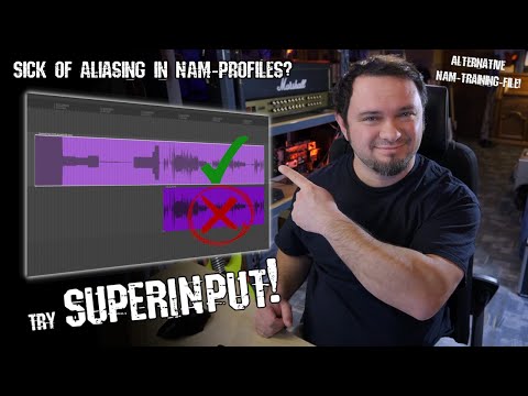EASILY Reducing Aliasing on NAM (Neural Amp Modeler! | Checking out SUPERINPUT training-file