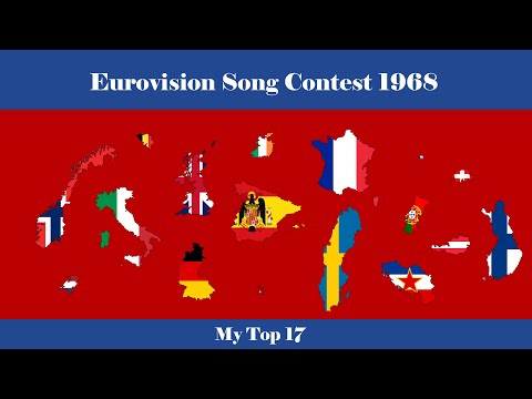 Eurovision 1968 - My Top 17