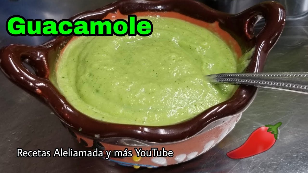 COMO HACER GUACAMOLE FACIL Y RICO | Recetas Aleliamada y más YouTube