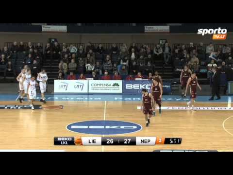 SportoTV.lt: LKL „Lietkabelis" - „Neptūnas" 2014-04-10