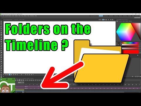 Can you use folders on the timeline in OpenToonz?