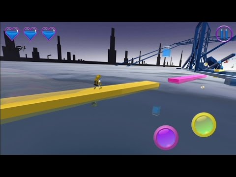 Paint Surfer (by BEMA apps) - runner game for android - gameplay. - YouTube