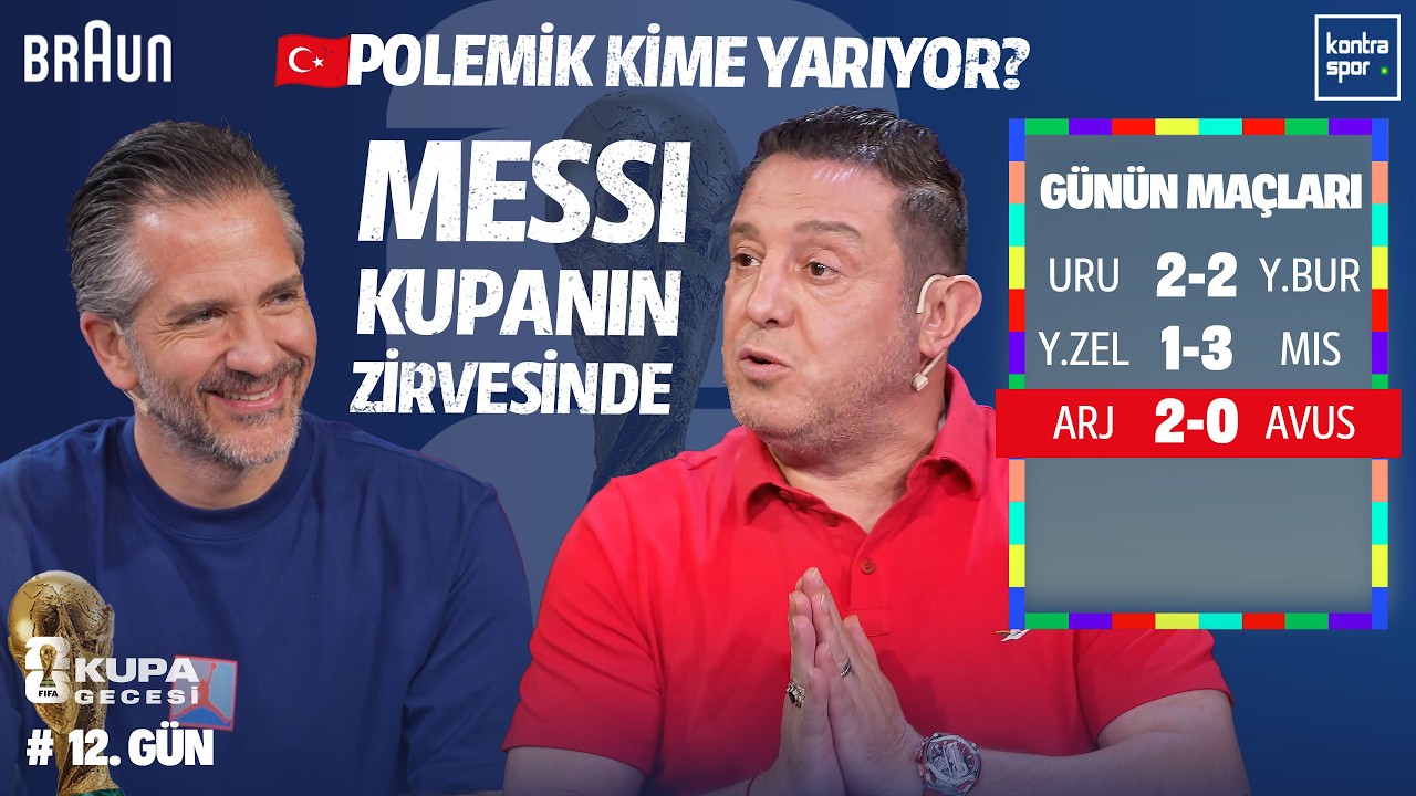 🔴 CANLI | Yeni Zelanda - Mısır, Arjantin - Avusturya | Nihat Kahveci, Nebil Evren | Kupa Gecesi #12