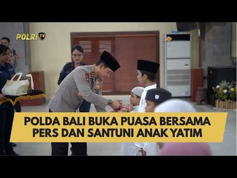 POLDA BALI BUKA PUASA BERSAMA PERS DAN SANTUNI ANAK YATIM