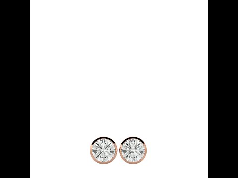 Cercei Aur Delicate Stud Aur 18k Genuine Diamonds - Carolina