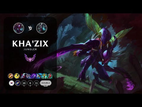 Kha'Zix Jungle vs Ekko - KR Master Patch 13.14