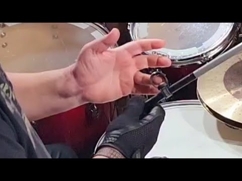 What I use to play #drums without use of 1 hand. #disabled #drummer with #disabilitypride