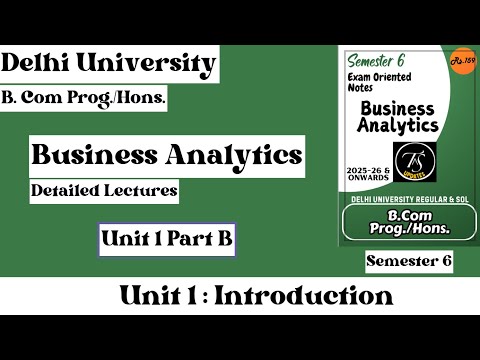 One Shot Revision l Unit 5 Predictive Textual Analysis l Business Analytics l Semester 6 l DU l