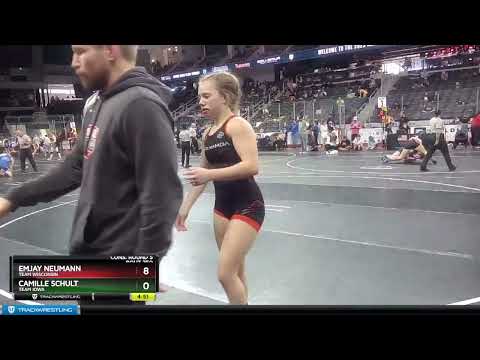 117 Lbs Cons. Round 5 - Emjay Neumann, Team Wisconsin Vs Camille Schult, Team Iowa 42ee