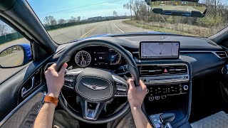 [Winding Road] 2024 Genesis G70 3.3T Sport Prestige - POV Test Drive (Binaural Audio)