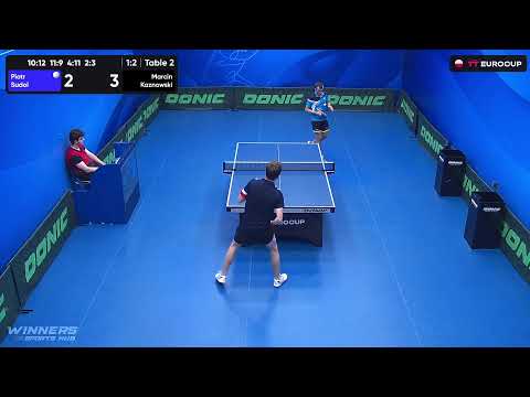 20:05 Piotr Sudol 1-3 Marcin Kaznowski 29.07.2023 | TT Euro.Cup Poland Star.