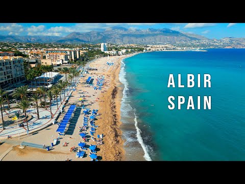 Albir Spain 🇪🇸 Promenade Walking Tour | Costa Blanca Highlights 4K