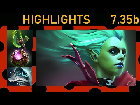 ⭐Gunnar Death Prophet 20 Kills! Offlane Highlights 7.35b - Dota 2 Top MMR