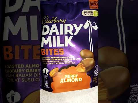 Cadbury Dairy Milk Bites Chocolate Roasted Almond Coated Cadbury Dairy Milk Chocolate #shorts