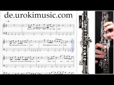Oboe Lernen Sam Smith Stay With Me Teil#2 Oboenunterricht Noten Schule Lied Lehrer Klasse