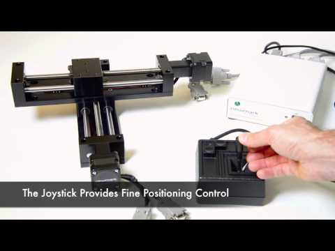 2 Axes Joystick Controlling XY Linear Slide - Newmark Systems Inc
