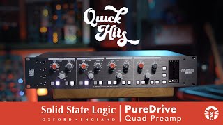 Video thumbnail for Quick Hits: Solid State Logic PureDrive QUAD Preamp by Vintage King