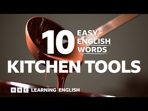 Kitchen Tools: 10 Easy English Words 🔪🥄🍴🍽️