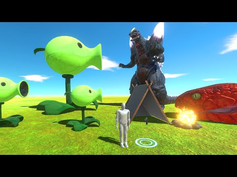 Camping With Peashooter - Animal Revolt Battle Simulator