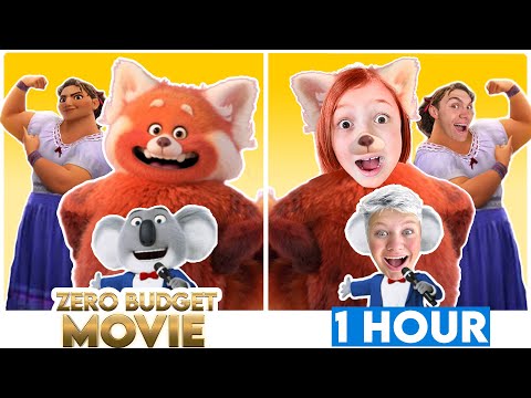 MOVIES With ZERO BUDGET! Funny Turning Red, Encanto, Sing 2, Disney Pixar 1 HOUR VIDEO by KJAR Crew!