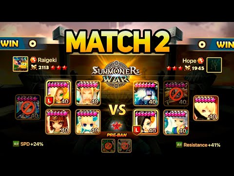 RAIGEKI vs HOPE. SWC2022 AMERICAS Preliminary (BO3) - Summoners War