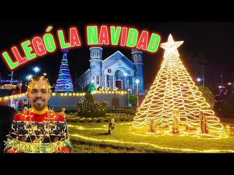 LLEGÓ la NAVIDAD al PARQUE DE ZARCERO🎅🏻🎄l Zarcero, Alajuela, Costa Rica